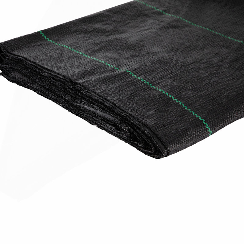 Geotextile Fabric, 12.5 x 30 ft 3.5oz Woven PP Driveway Drain Cloth w/ 600lbs Tensile Strength, Heavy Duty Underlayment for Soil Stabilization, Landscaping, Weed Barrier, 12.5FT30FT-3.5OZ, Black