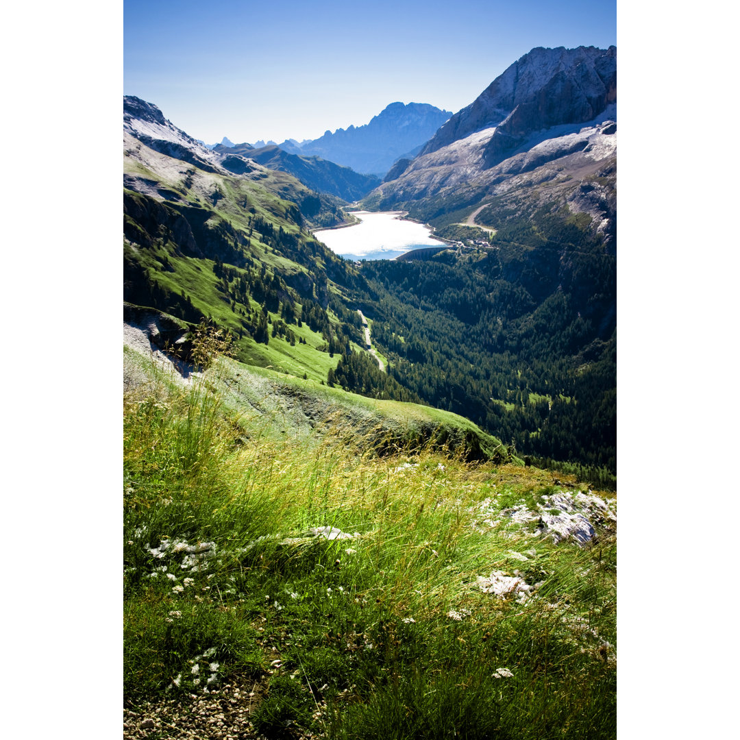 Alpenlandschaft von MoreISO - Leinwandbild