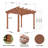 Solid Wood Pergola 10x10Ft-116853628