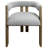 Jaden 42" Dining Table With 4 Silver Trish Chairs-99404858