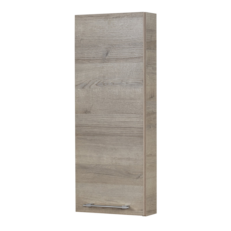 Kato 12" W x 30" H Wall Mounted Medicine Cabinet with Adjustable Shelves, Organic