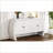 Cabinets, Traditional Four-Door Ash Veneer Storage Cabinet with Rounded Arc Legs | MDF | Hallway-1863340600