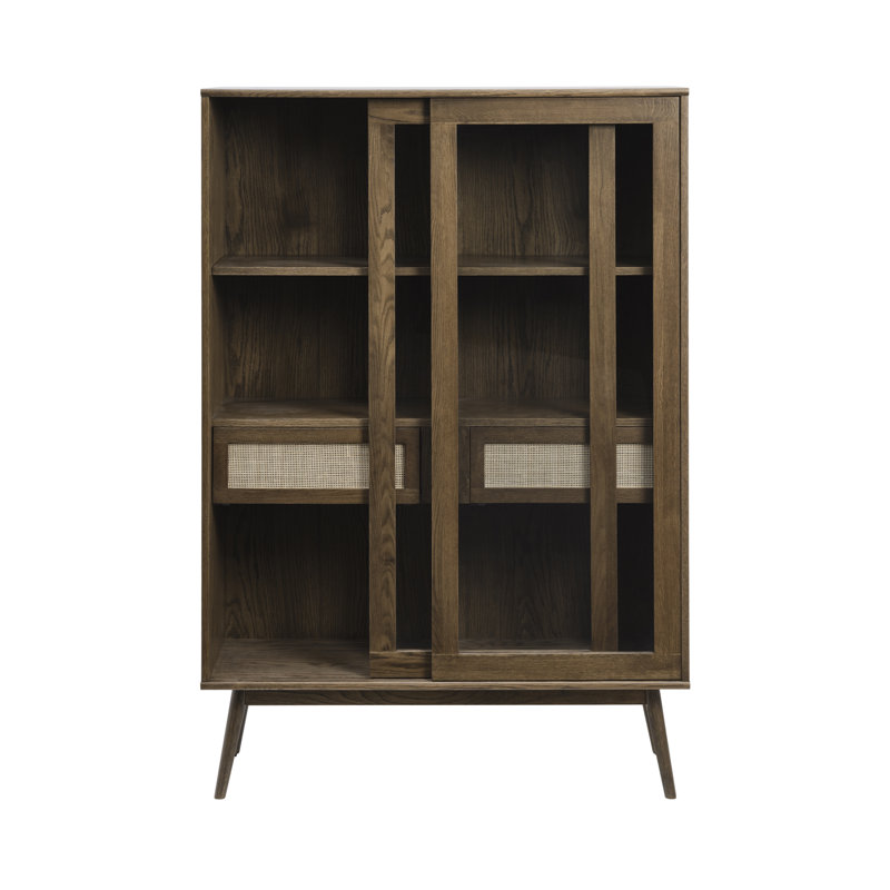 Plessis Display Cabinet, Brown