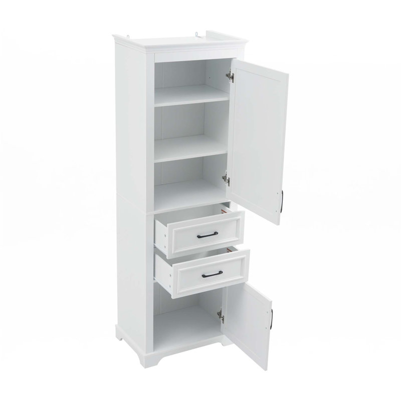 71" Freestanding Bathroom Vanity With Adjustable Shelves