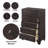 Vertical Narrow Chest, Dark Wood Space-Saving Storage Cabinet For Small Bedroom