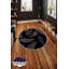 Tapis rond élégant (23,6 po), 100% polyester, 650 g / m² | Antibactérien, points antidérapants en PVC, hauteur des poils de 8 mm | Lavable à la machine, impression numérique 3D | Parfait pour le salon, la chambre à coucher et les aires de jeux-1008932646