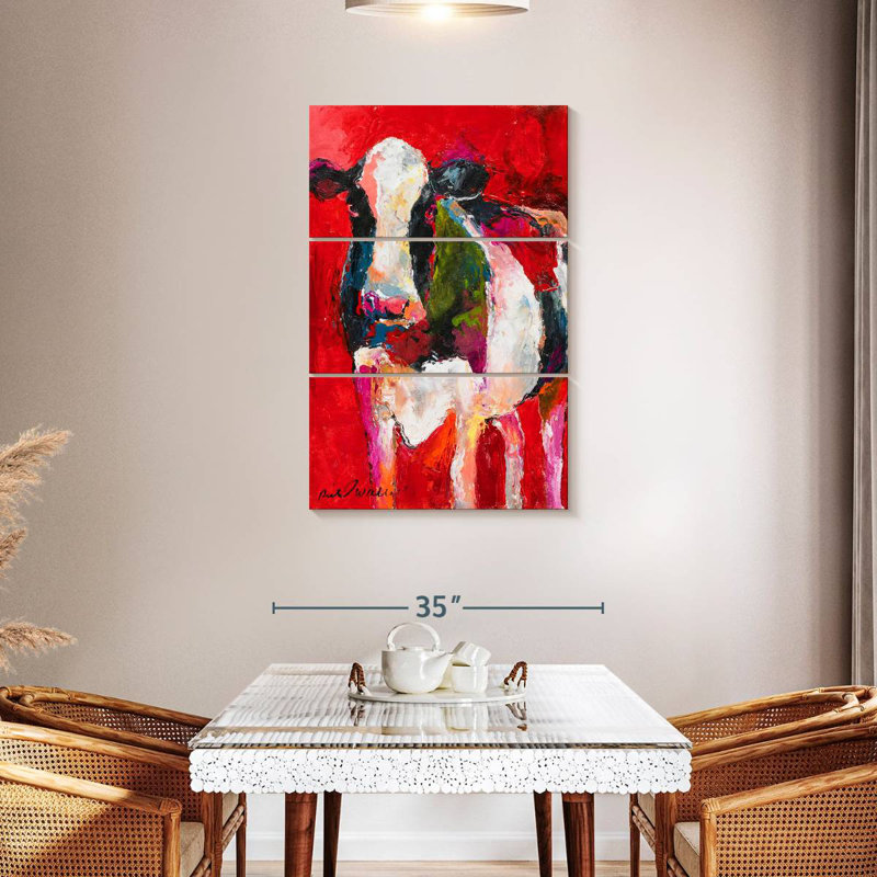 Brampt Cow V, 45" H x 28" W