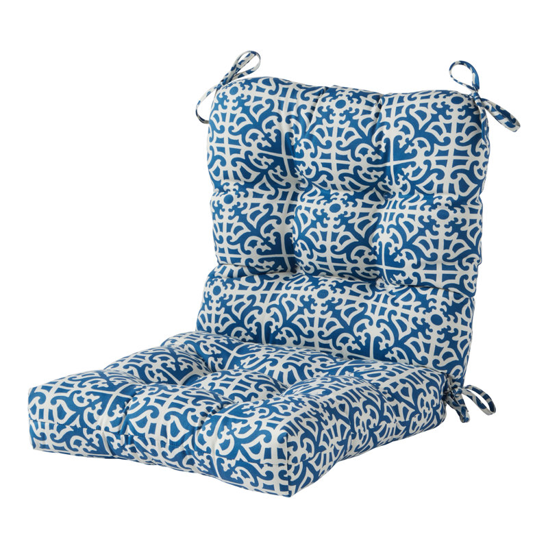 Coussin de chaise d'extérieur Lester, 1, Indigo, H 21 po x l 21 po x P 21 po