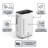 75 Pint Smart Dehumidifier for Basement and Home, Dual Drainage, Quiet Operation, Large Tank
