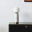 Aspen 14.5" LED Bedside White Marble and Gold Table Lamp with USB Port (Bundle Set of 2)