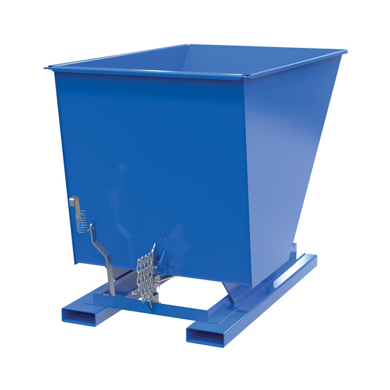 Poubelle à chargement automatique 479,31 gallons, 239,65 gallons, Bleu