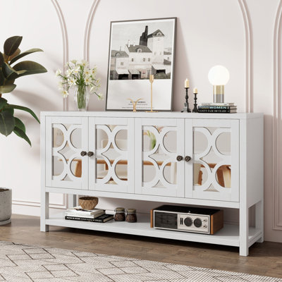 Sideboard,Buffet table,Dining cabinet,Office credenza with open shelf