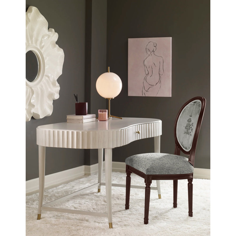 Chaise d'appoint Helena, Platine 3160, Espresso