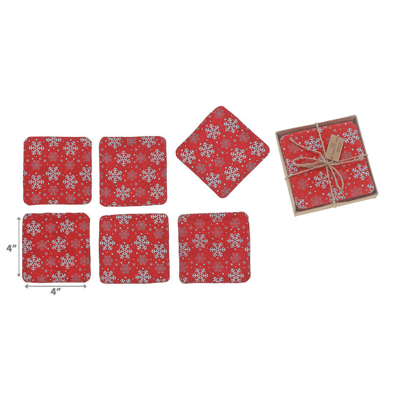 6 sous-verres 6 pièces