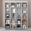 Queen Murphy Bed With Storage Doors-2132129114