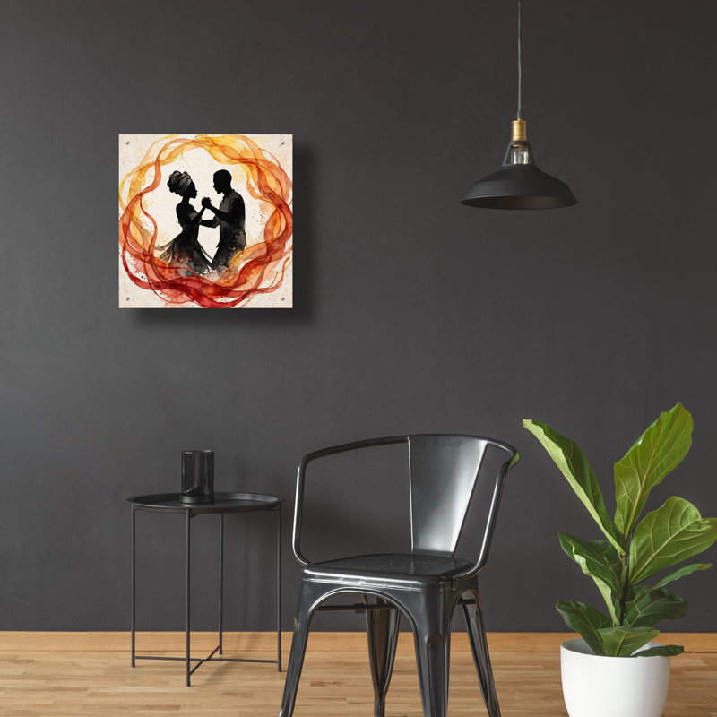 « Le début de nous » par Veve, tableau mural en verre acrylique, 61 cm x 61 cm, 24 po x 24 po