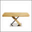 Table de salle à manger 47,25 à 63 pouces rétractable, en bois original, pour 4 à 6 personnes, durable et élégante