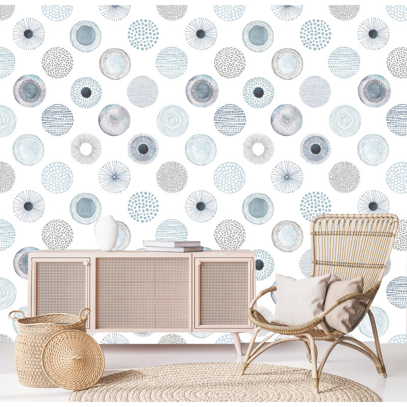 10' L x 24" W Smooth Peel and Stick Wallpaper Roll