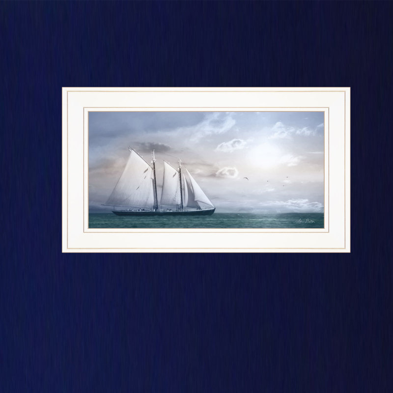 «Adventure on the Seas», art mural encadré pour salon, reproduction murale encadrée par Lori Deiter