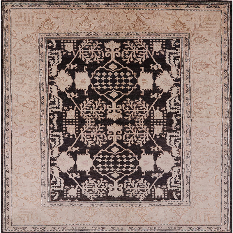 Tapis oriental Clement, Carré 3 pi