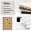 Velino Wooden Photo Frame 50 x 70 cm with Abstract Poster Print-1855091997