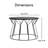 Fleur Fleur 24" Round Coffee Table