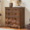 Commode 5 tiroirs pour chambre à coucher Farmhouse, petites commodes et commode de 33,2 po de hauteur, commode en bois rustique avec poignée en métal, rangement pour le salon, le couloir, le vestibule