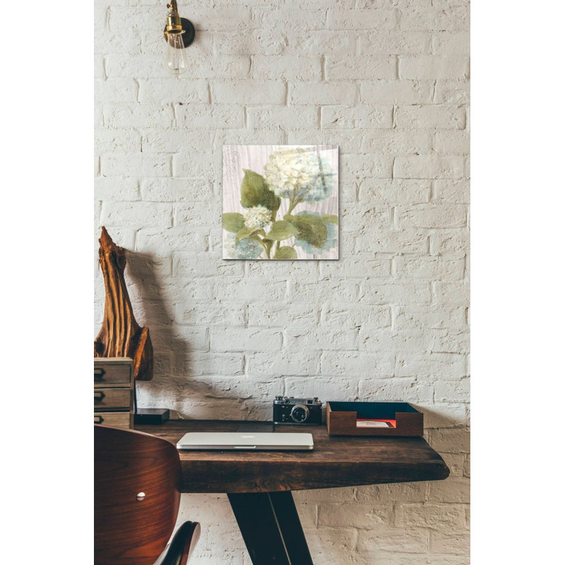 «Scents Cottage Florals IV Crop» par Danhui Nai, art mural en verre acrylique, H 12 po x l 12 po x P 0,12 po