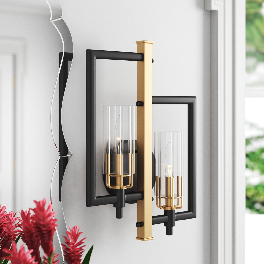 Kyla Steel Armed Sconce Etta Avenue™