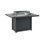 Donoma Rectangular Dining Fire Pit Table
