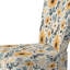 Chaise d'appoint rembourrée Watercolor Whimsy - motif floral jaune
