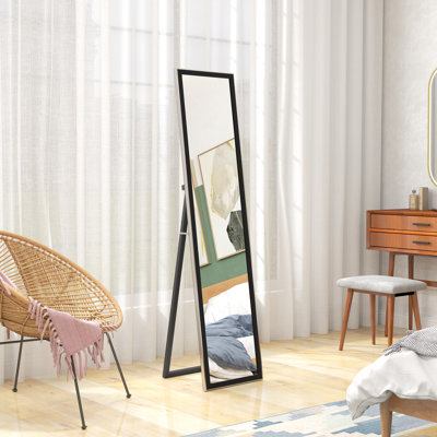 Seriana Polystyrene Rectangle Floor Mirror