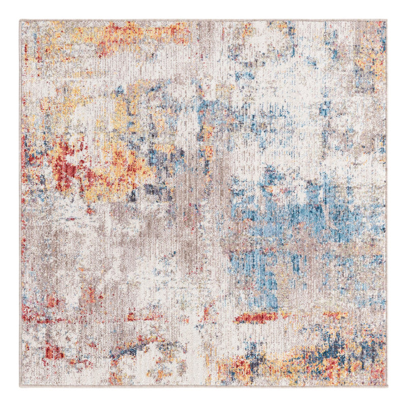 Beaulieu Abstract Indoor Rug, Square 4'