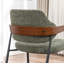 Chaise de salle à manger rembourrée Devane-123161718