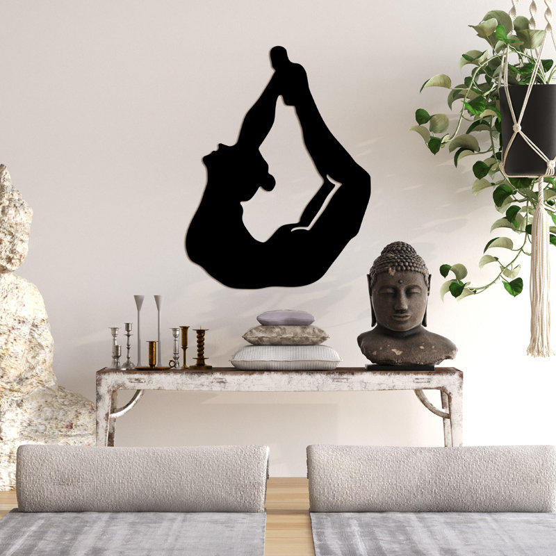 Stylish Decorative Metal Wall Accessory, Black Finish, 15.0 x 19.7 inches | 100% Metal, Thickness: 0.06 inches | Perfect for Home Decor, Modern Aesthetic, Durable & Long-Lasting Design for Any Space