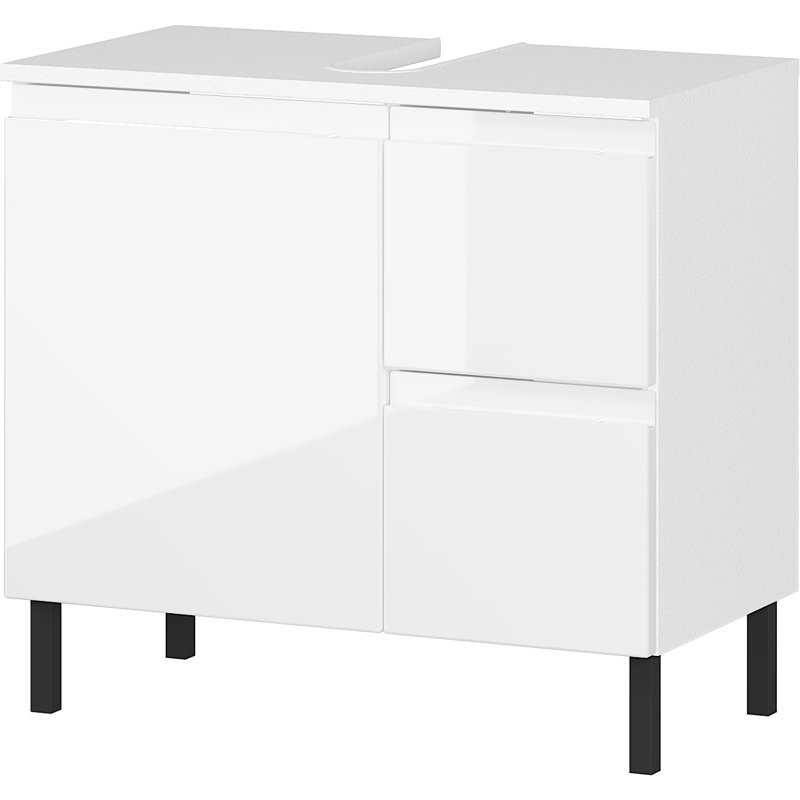 Musson Freestanding Bathroom Storage Cabinet, White