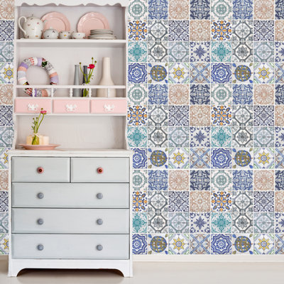 Mosaic Tile Patterns Wall Sticker