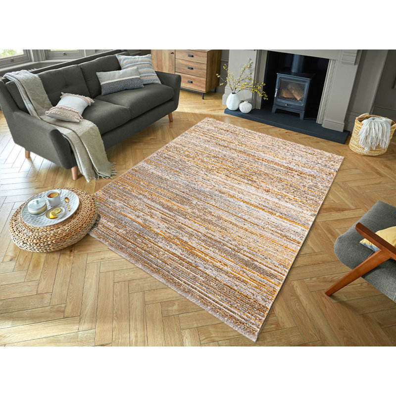 Berik Striped Indoor Rug, Rectangle 5'3" x 7'7"