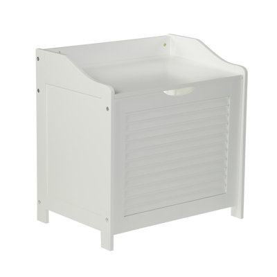 Wood Cabinet Laundry Hamper