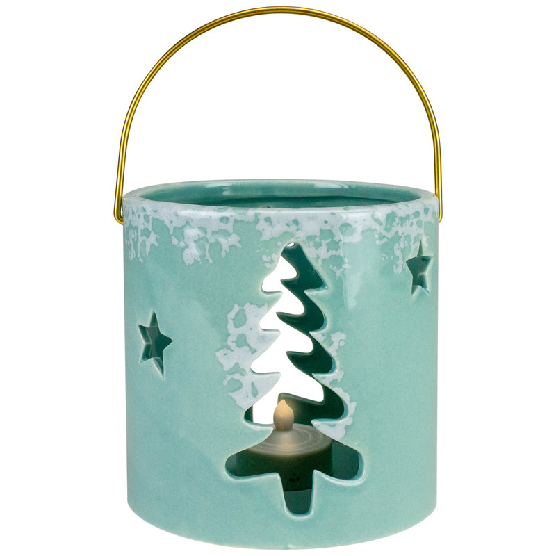 Porte-bougie vert 4,25 "