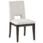 Chaise d'appoint rembourrée en polyester Regan Evan-794314952