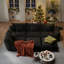 Canapé modulaire en chenille 6 pièces Cloud avec repose-pieds, canapé-lit modulaire réversible en tissu doux pour le salon, la chambre à coucher et le bureau-519242086-519052910
