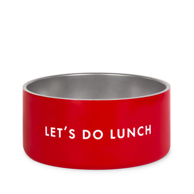 Large Dog Bowl, Let's Do Lunch 