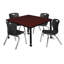 Ensemble de table de salle à manger et de chaises Kee-73412821-73412827-93832724