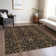 Machine Washable Indoor/Outdoor Segin ACN1130 Black Rug