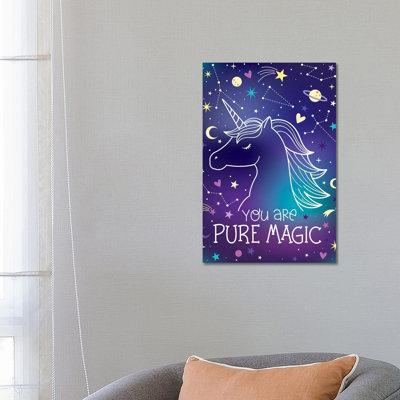 Everyday Stay Magical I 1 Piece Wrapped Canvas Wall Art