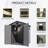 8x10 FT Lockable Plastic Outdoor Storage Shed with Window, Floor, and High Ceiling for Maximum Space Efficiency