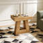Table d'appoint rectangulaire en bois 