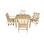 Windsor Outdoor 3 - Piece Teak Dining Set