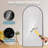Arched  Metal Oversized Full-Length Mirror-1999766904-1995390107